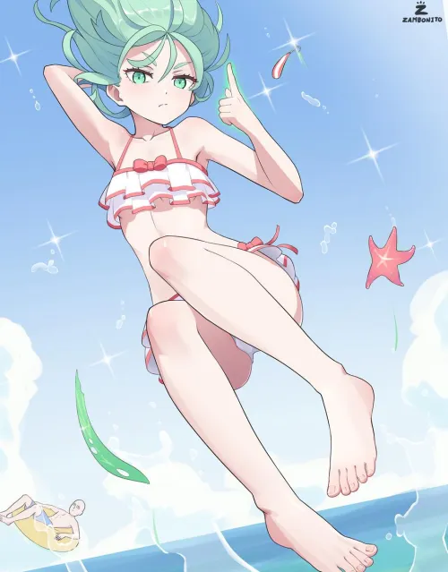 Thumbnail Swimsuit Tatsumaki - A_MASSIVE_PERVERT's Ecchi Art