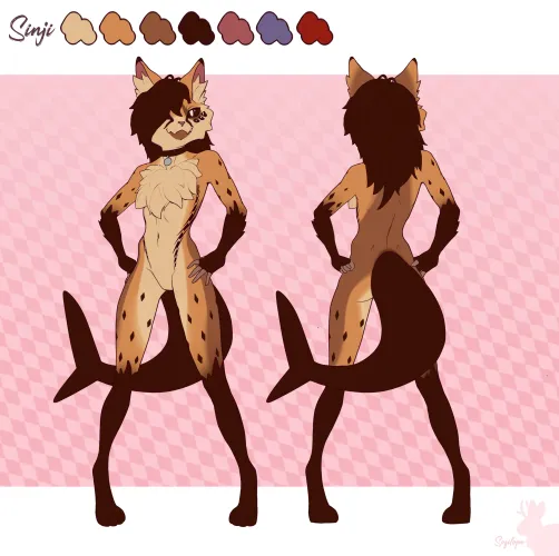 Thumbnail Sofilope's Furry World: Discover Sinji's Ref Sheet Wonders