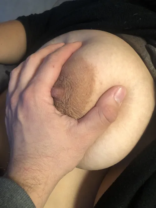 Thumbnail Covering Them Challenge by YourMilkyMilf: Bigareolas Exposed