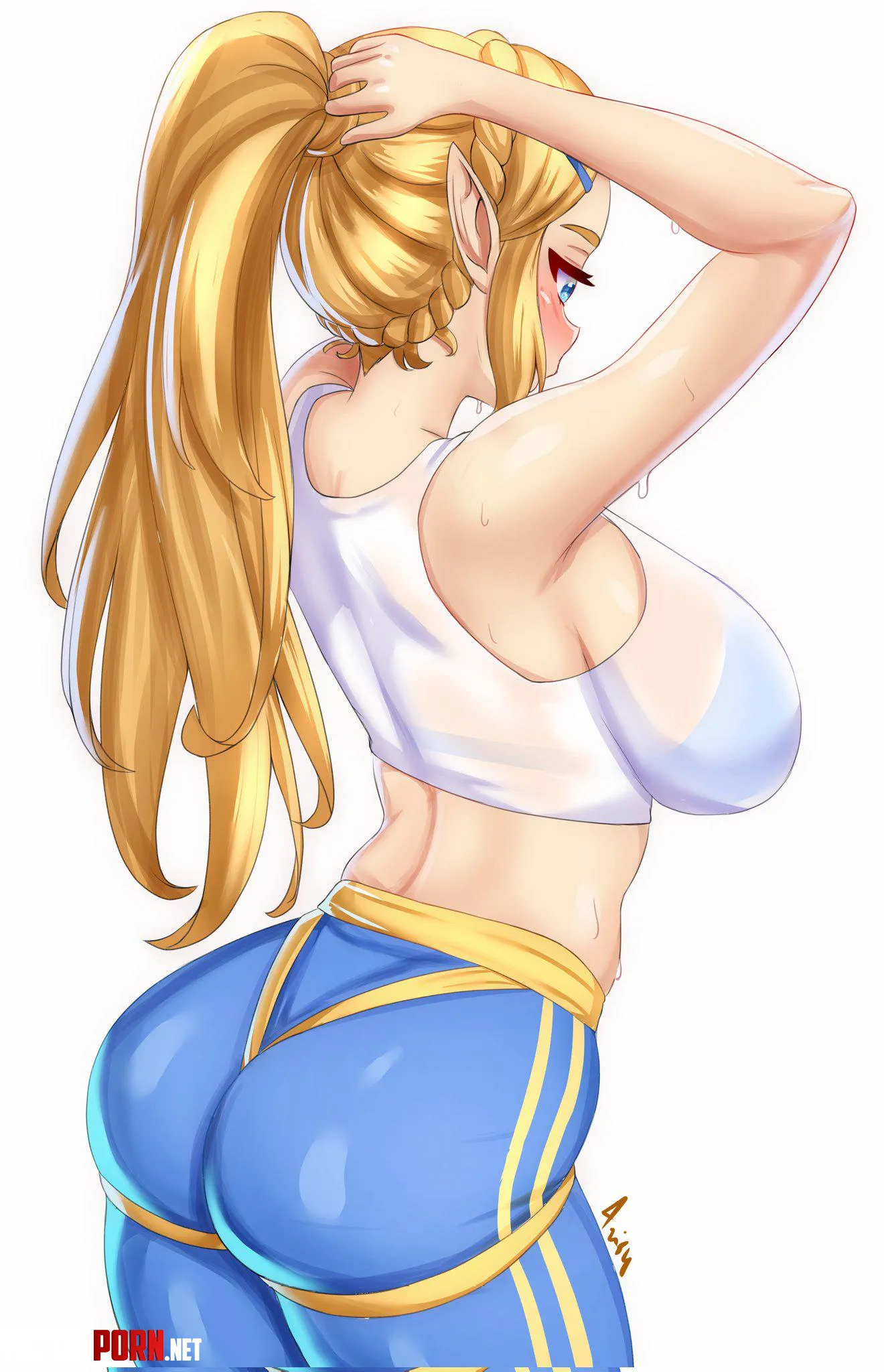 Gym girl Zelda by LafterMastr