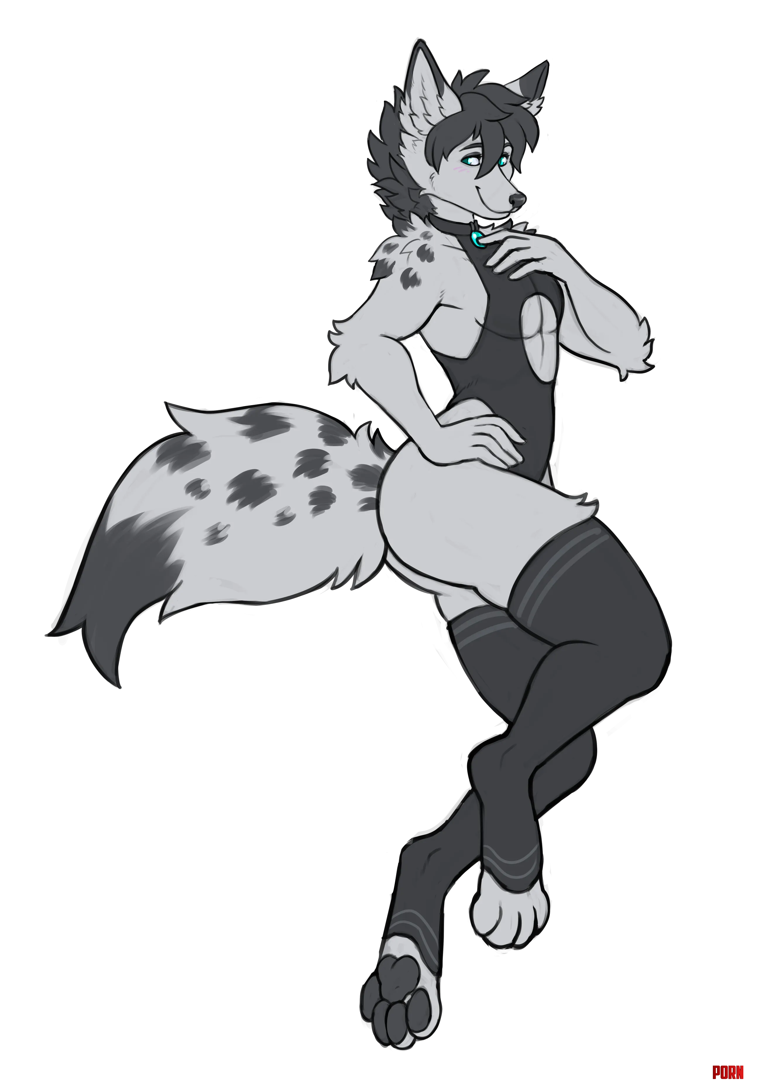 Floofy Tail Art by Me by kknk