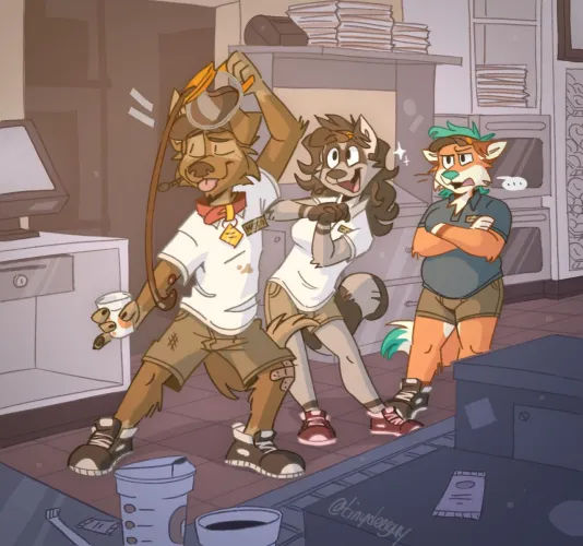 Thumbnail Furry Fun: DL2828 Delves into Exciting Part-Time Job Adventures