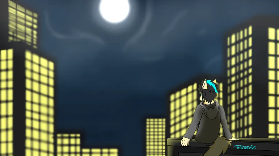 Thumbnail Night City Art by TriggerZGaming: A Furry Masterpiece