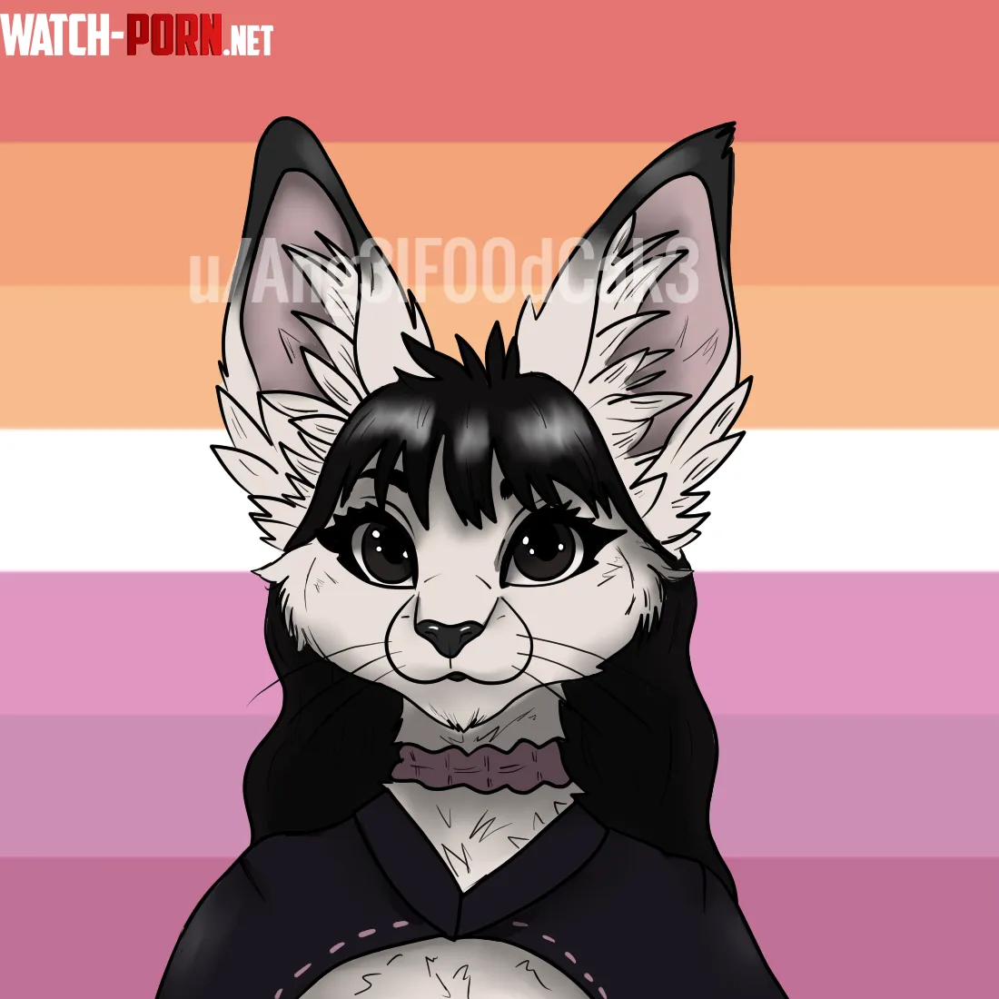 Adeline my catrabbit hybrid fursona OC by Ang3lF00dCak3