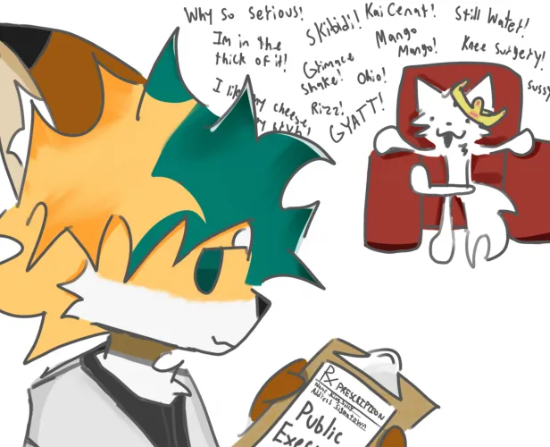 Thumbnail A Cure for Brainrot in Furry Fantasies by Civilhs