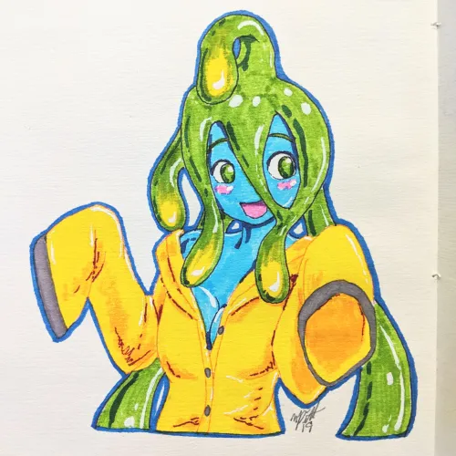 Thumbnail Suu from Monster Musume Art by cyberspunjj: A MonsterGirl