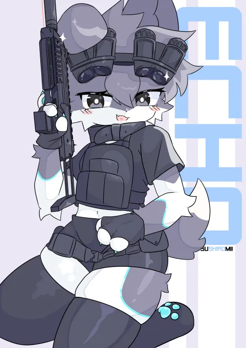 Thumbnail Enter the World of Furry: Discover the MP7 Creations | ShiroShiruba