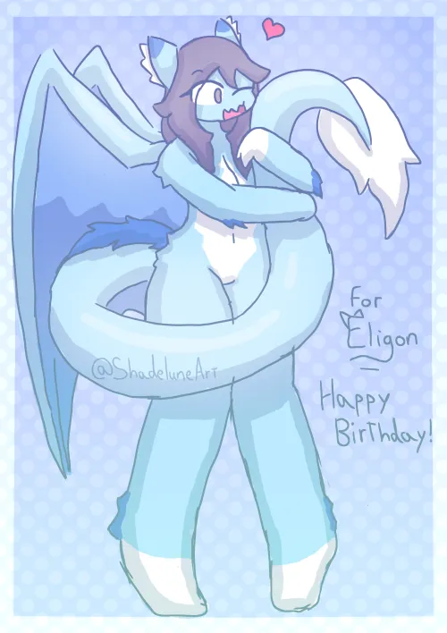 Thumbnail Celebrate Azernion's Birthday Art for a Furry Friend | furry