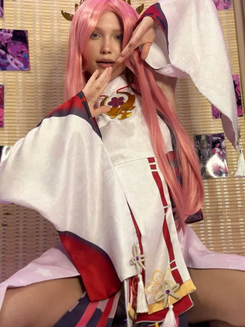 Thumbnail Yae Miko Cosplay Sensuality by sexygirlyourdream