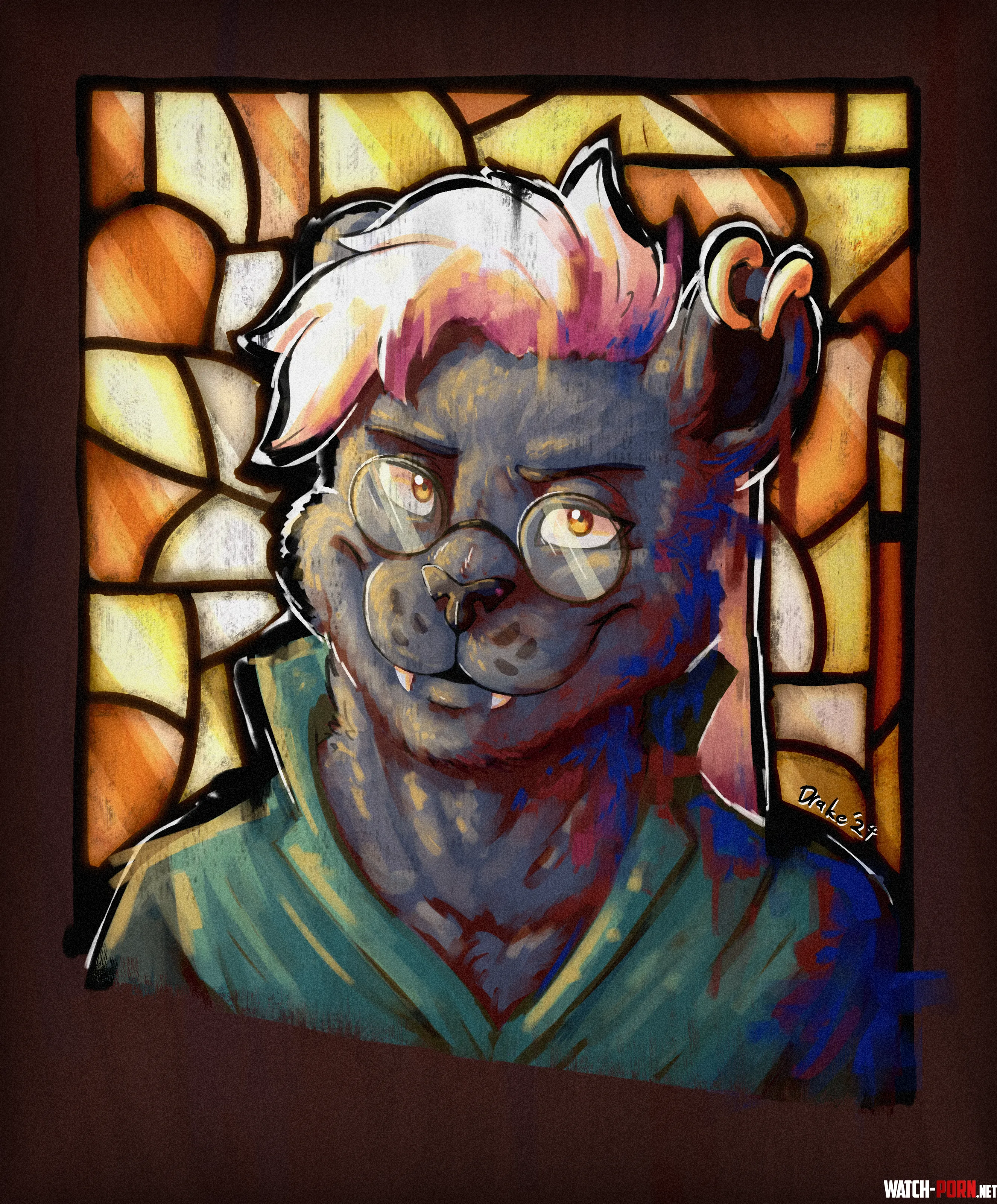 Stained glass  Art by me by spacetank