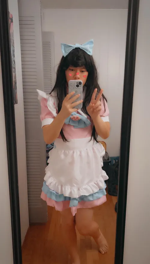 Thumbnail Adorable Femboy Alert: Cute Dress Adventure