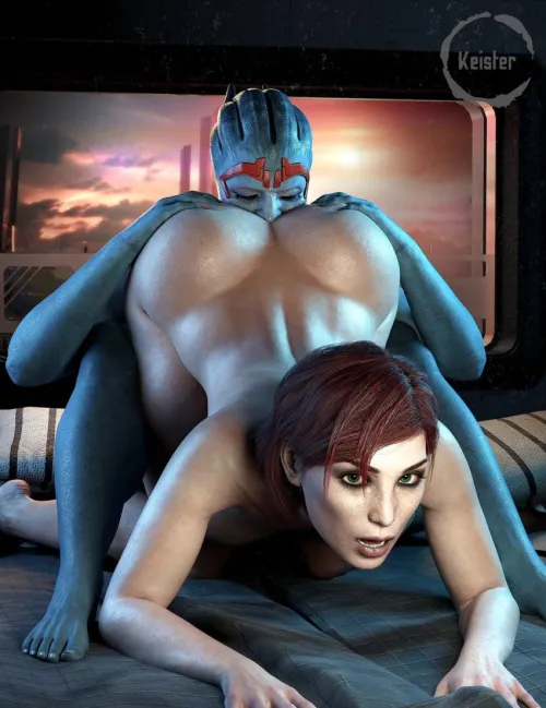 Thumbnail Sci-Fi Seduction: Explore 'Mass Effect' Rule 34 with TechnicolourBear