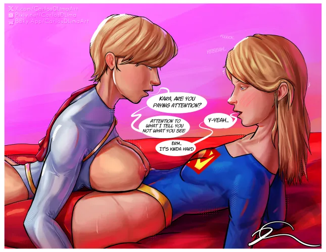 Thumbnail Artistic Adventures: Powergirl & Supergirl by Night_13570