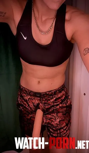 Just a domme masc lesbian in pair of satin boxers waiting for their next sub by goddessjlandry