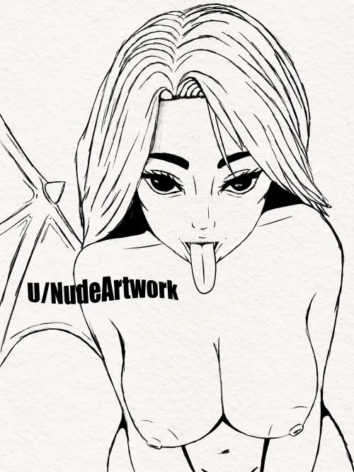 Thumbnail Artistry of Submission: On Her Knees by NudeArtwork