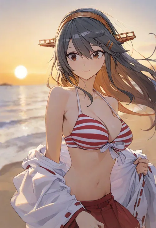 Thumbnail Haruna Kancolle's Anime Charm: CheetahSperm18's Animemidriff Spotlight