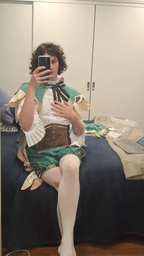 Thumbnail lolgameswere522 Achieves Venti Cosplay Glory in the World of femboy