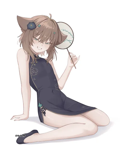 Thumbnail Qipao Cat Boy Delight by rat_in_sewer in CuteTraps