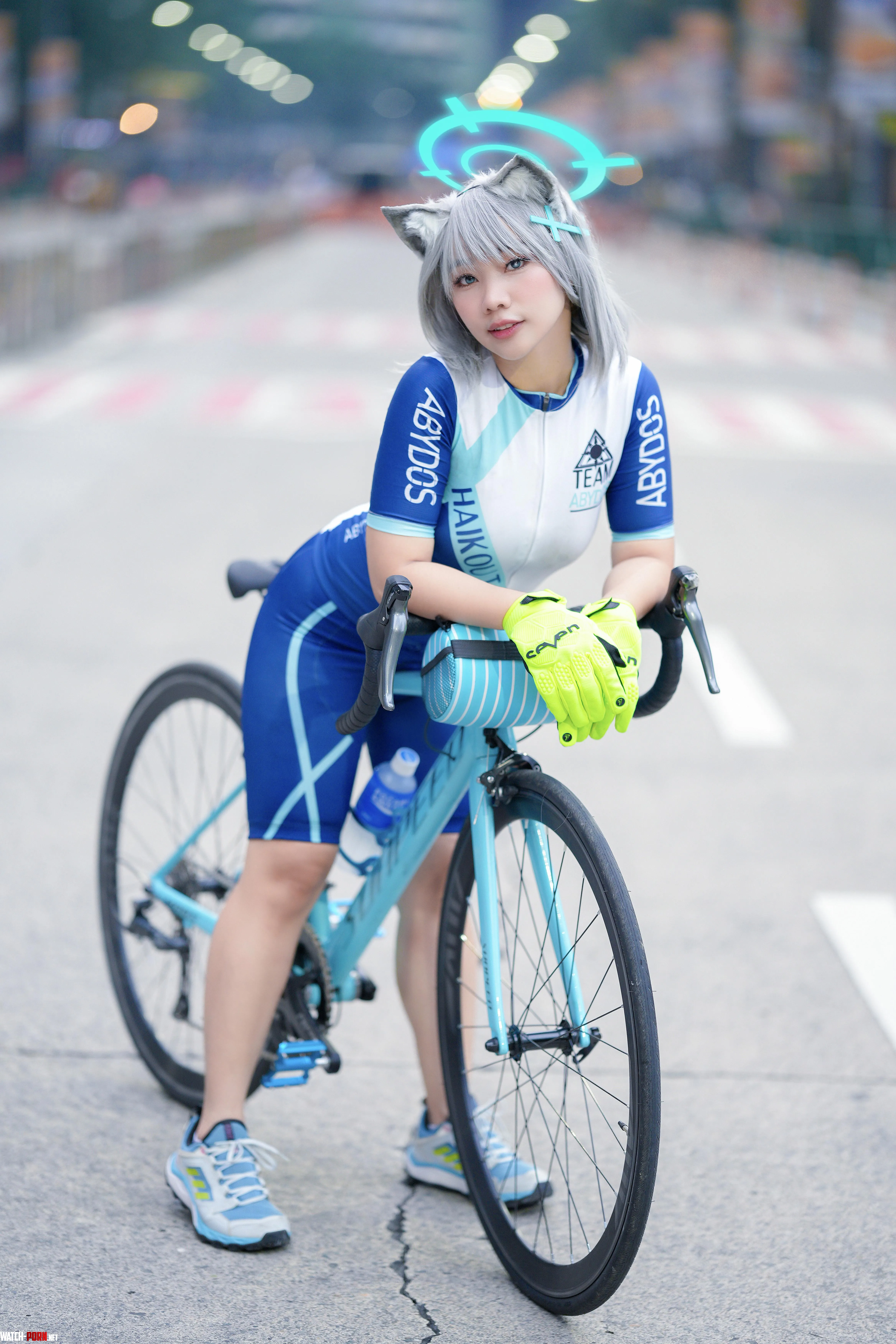 Sunaookami Shiroko cycling ver from Blue Archive by self by NatsukiJiro