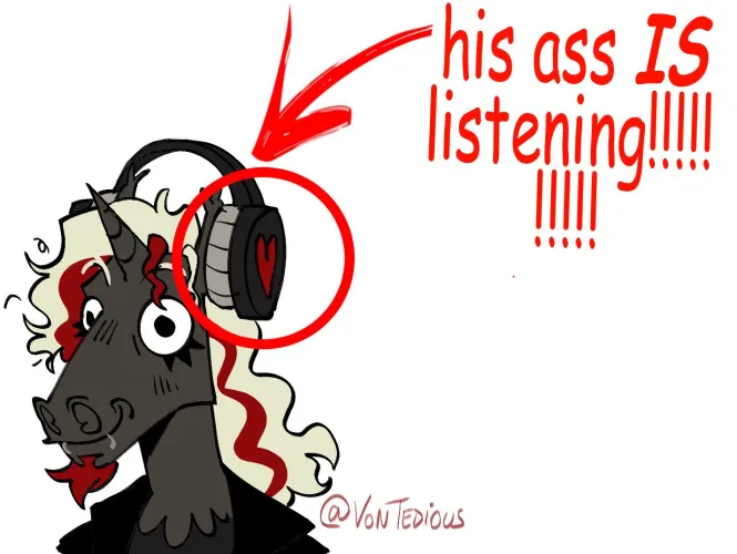 Thumbnail Creative Musings: 'What Is My Sona Listening to?' by VonTedious | furry