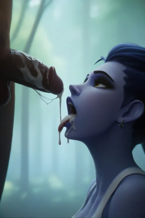 Thumbnail Widowmaker Cum in Mouth Overwatch: Fakeshit Rule34 Edition