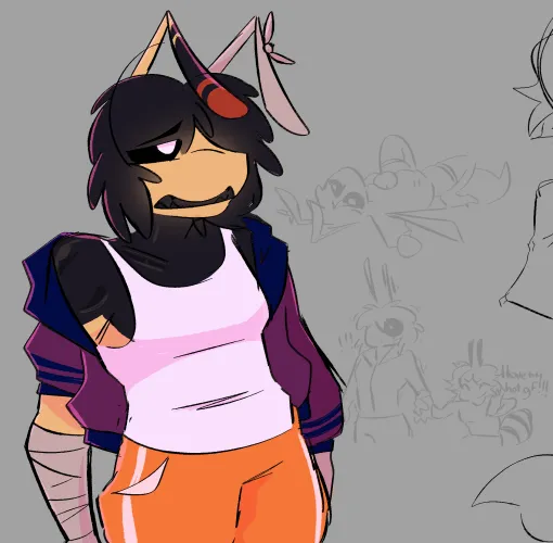 Thumbnail iaschir Brings Their Hornet OC to Life in Furry World