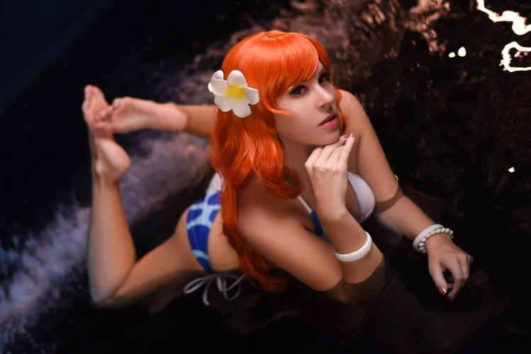 Thumbnail Nami Cosplay Delight: One Piece Feat. Yuna Kairi by YunieSunshine