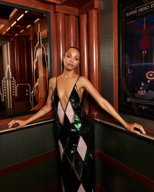 Thumbnail Elegance Defined: Discover Zoe Saldana's Allure by seputra81