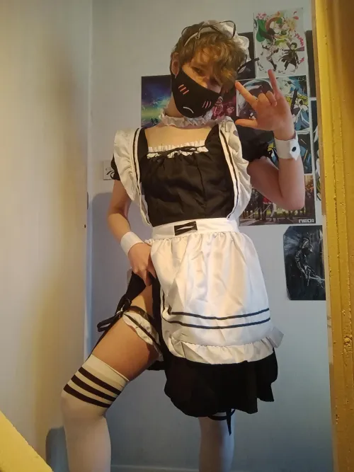 Thumbnail Escorting You in a Maid Outfit 3 - femboy by Fit-Juice-8331