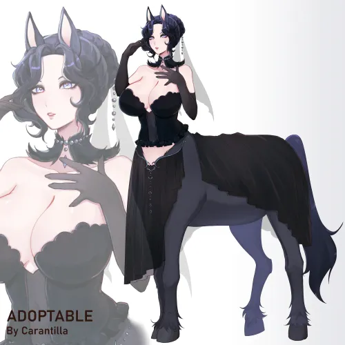 Thumbnail Mysterious Beauty: Discovering the World of Goth Centaur Ladies