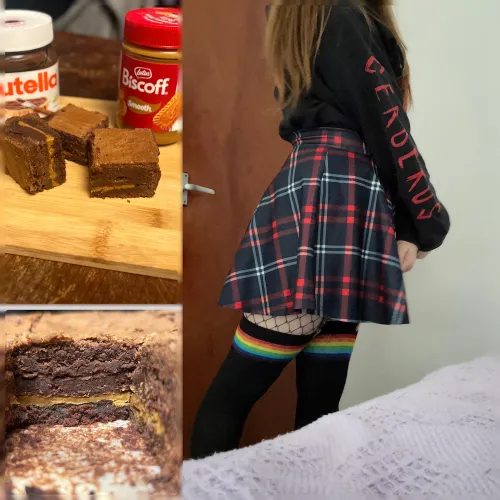 Thumbnail Femboy Baker with Stuffed Brownies by CatlinTheBaker in Femboy