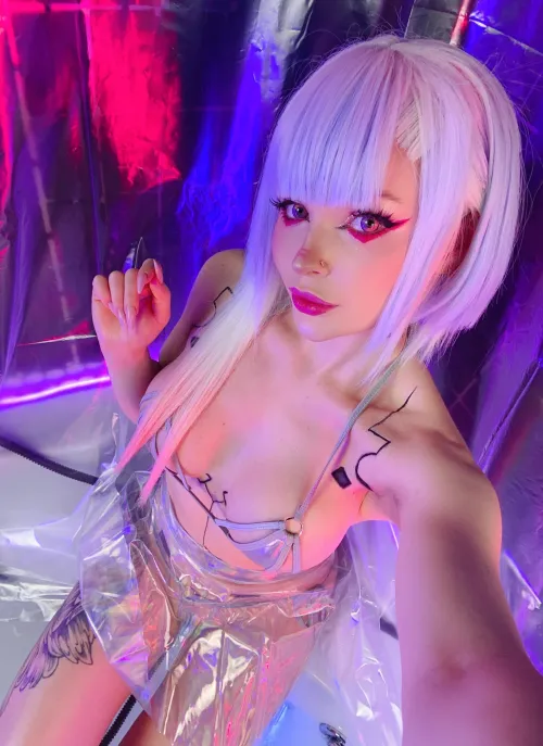 Thumbnail Cyberpunk Transformation: Lucy's Sensual Cosplay | SonyaVibe