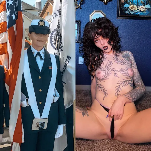 Thumbnail From Military to Goth: Embracing Sensual Transformation