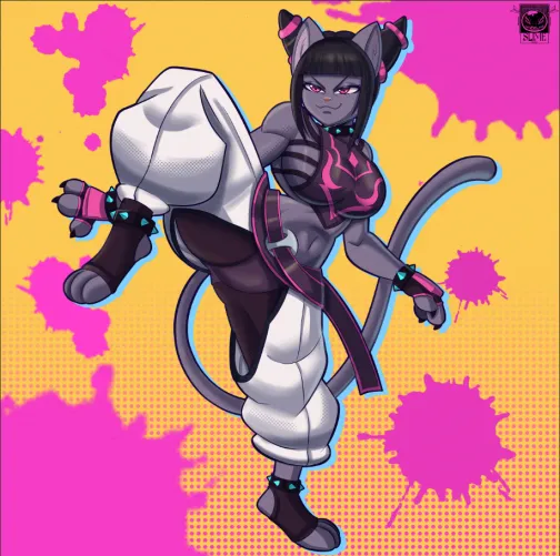 Thumbnail Juri Han - From Fighter to Furry: Artistic Transformation by rodolfoslime