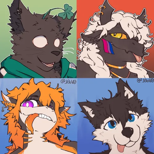 Thumbnail Furry Icon Commissions Showcase by Netinhovo | Furry Artistry