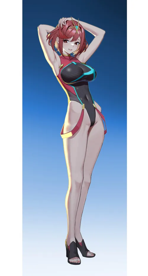 Thumbnail Pyra Xenoblade II: Iconic Anime Bodysuit Styling