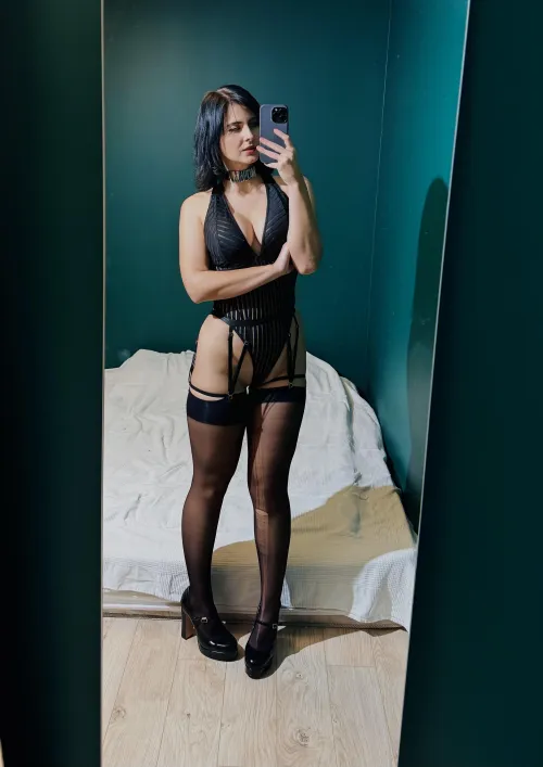 Thumbnail Feeling Sexy in Black Lingerie | mikomiaumiau | Sexy Category