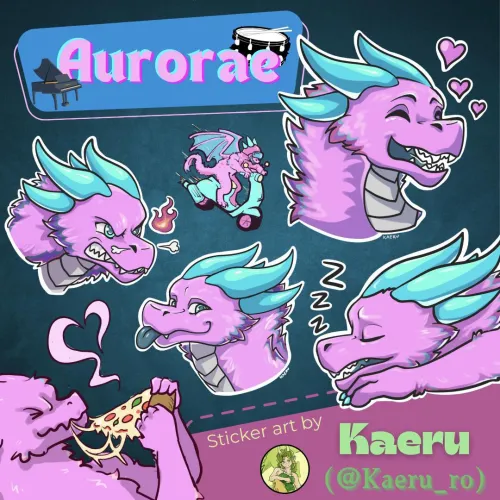 Thumbnail Stickers with Kaeruro by PuroHaku