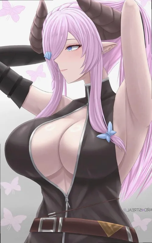 Thumbnail Narmaya Granblue Fantasy: Dive into Anime Armpits with cutegoddessx