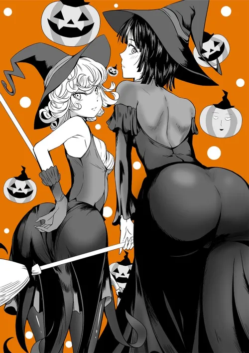 Thumbnail Anime Fantasy: Tatsumaki and Fubuki Kawa by KrazyK1989 | thick_hentai Category