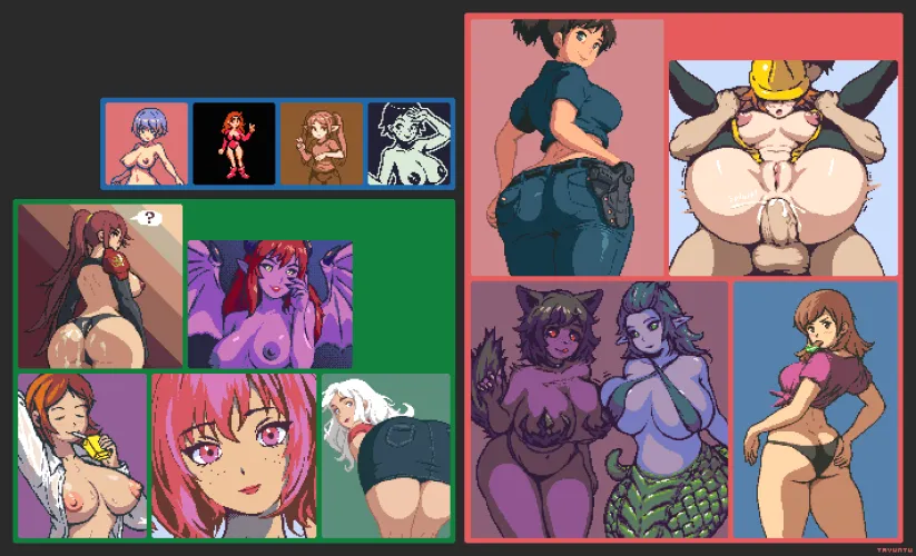 Thumbnail Exploring PixelArtNSFW: A Collage by tavuntu