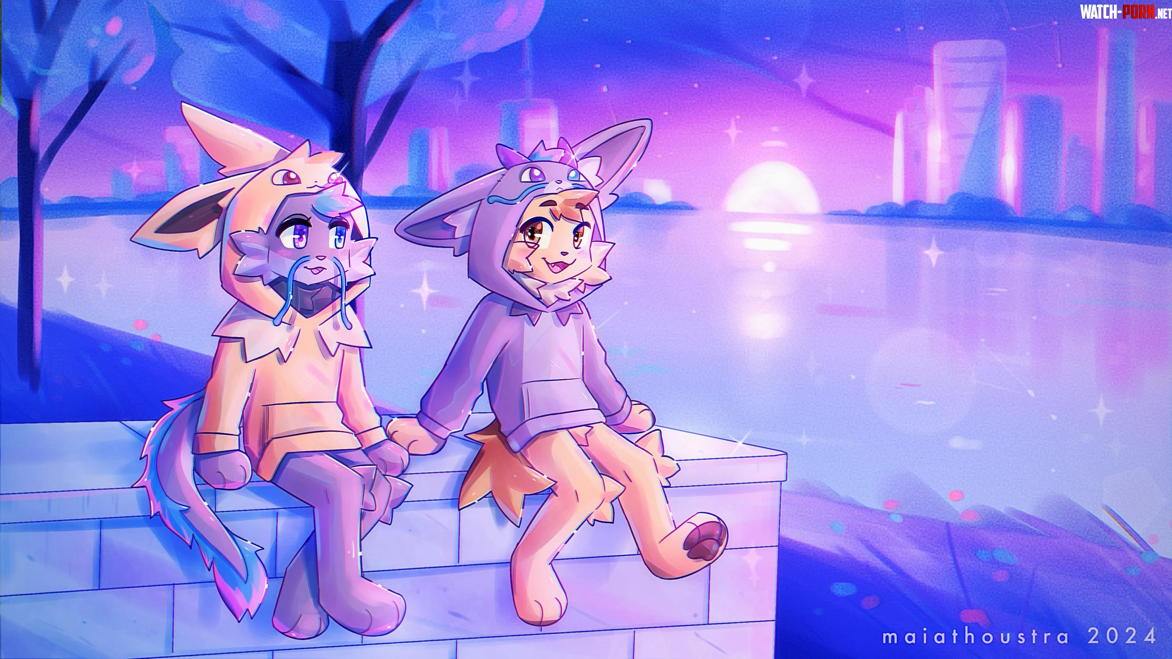 Hanging out  comm for capyrag art by me maiathoustra by maiathoustra