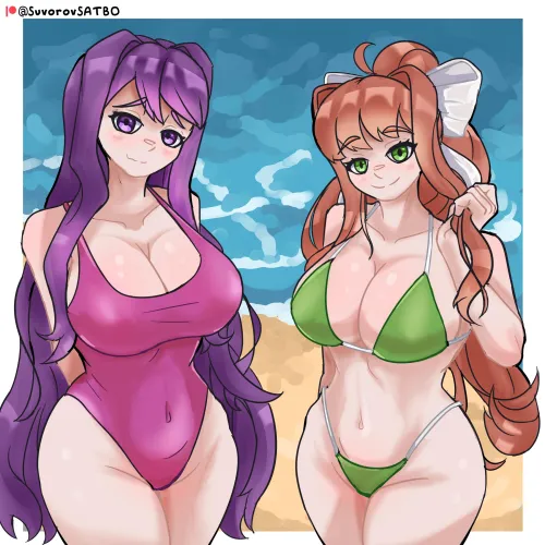 Thumbnail Sensual Swimsuit Fun feat. Yuri and Monika by Suvorov_my_therapy