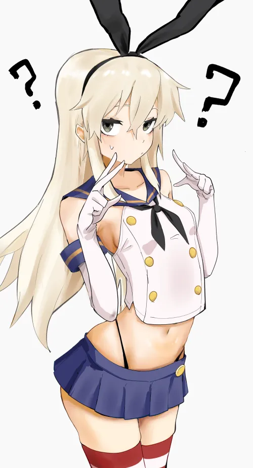 Thumbnail Double Peace Shimakaze Noc Merinoc KanColle: llamanatee Dives into animemidriff