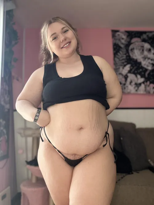 Thumbnail Belly Bliss: Unveiling Smiles through Size by lxves_ | Stuffers