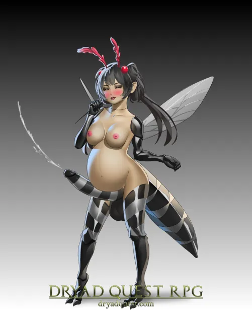 Thumbnail Unveiling Mosquito Girl's Desire in MonsterGirl Fantasy by Miss-Wonderland