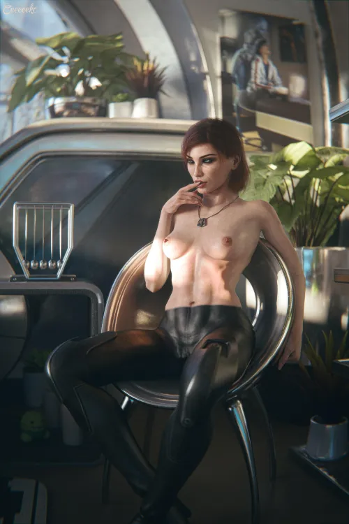 Thumbnail Femshep CEKC Mass Effect Fan Art by Mxfyn | Rule34 Category