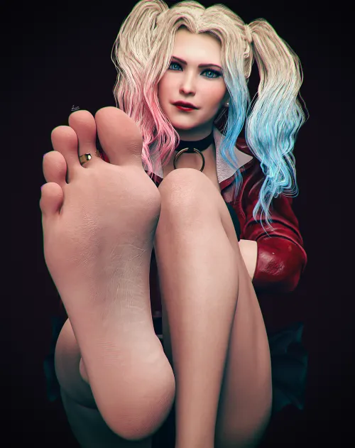 Thumbnail Delve into Rule34feet with Harley Quinn DC Heyfcat | Kyoto709