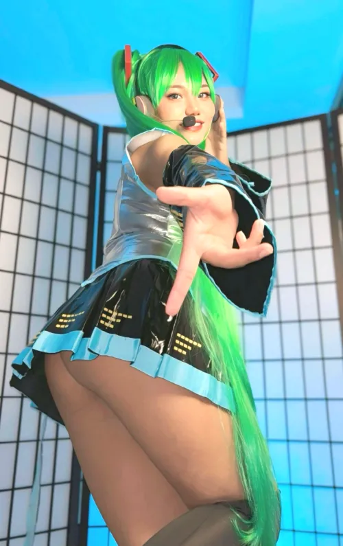 Thumbnail Sophia_cos Embodies Miku from Vocaloid - NSFWCostumes at its Finest