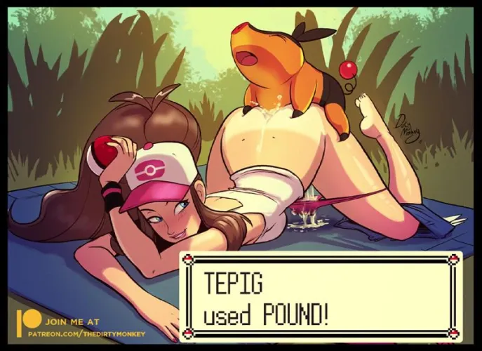 Thumbnail Tepig's Impactful Move Explored by PokeGirlChriz in HentaiBeast